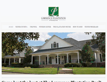 Tablet Screenshot of lawrenceplantation.com
